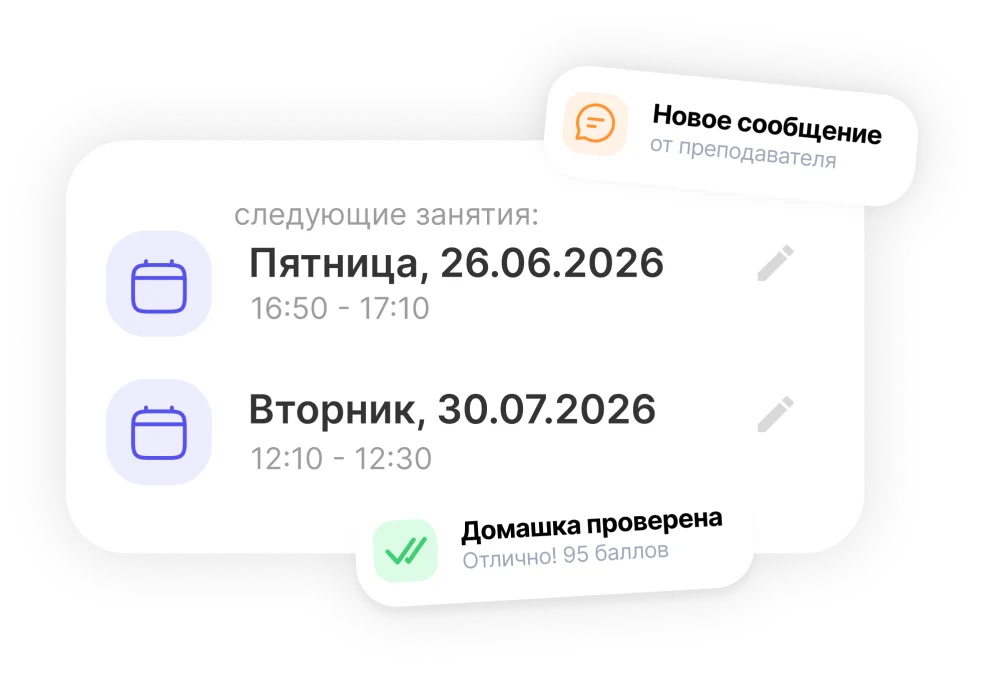 Управление расписанием и уведомления